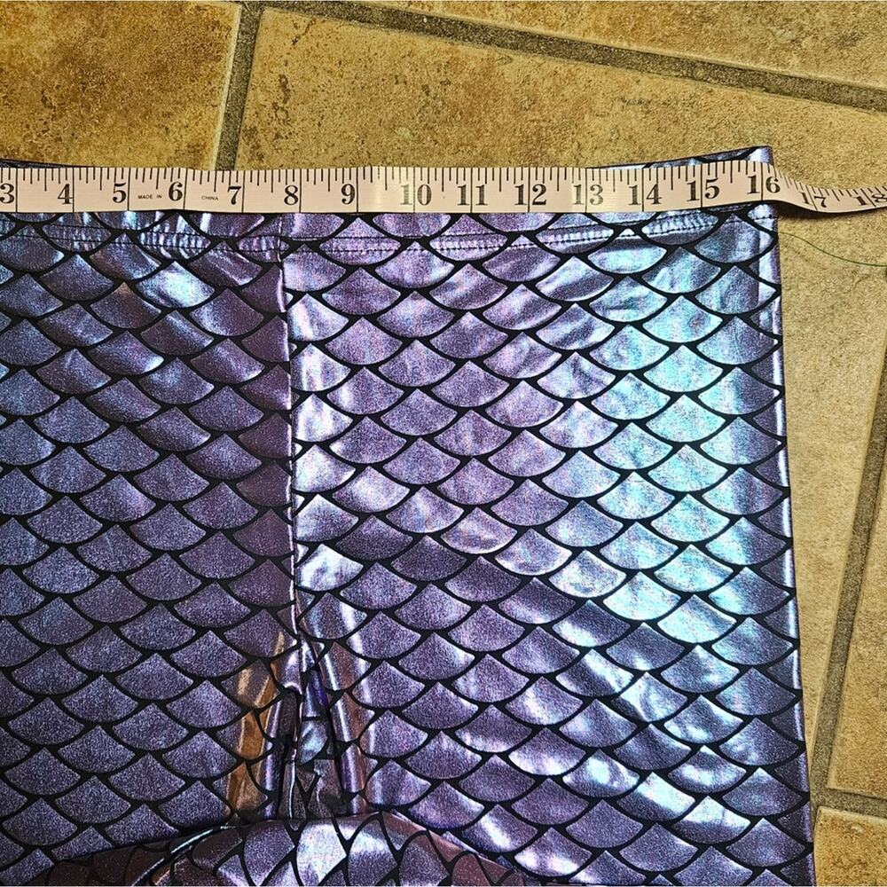 Mermaid leggings from the Spirit Store Purple and Black size L - Picture 4 of 4